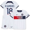 Maillot de Supporter Paris Saint-Germain R.Sanches 18 Extérieur 2023-24 Pour Enfant